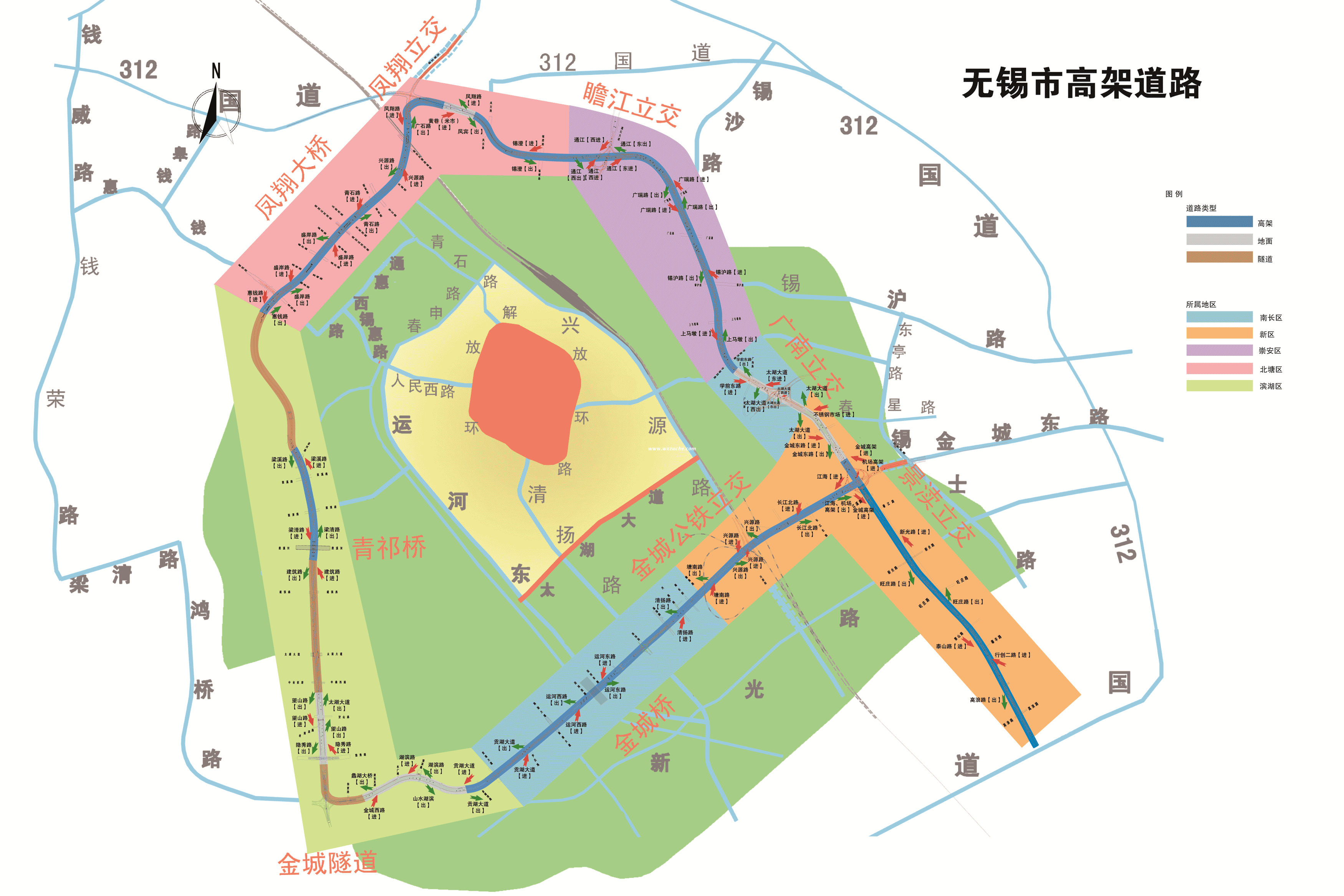 無(wú)錫高架圖